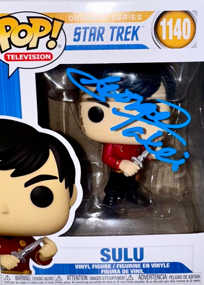 George Takei Signed Funko Pop #1140 "Sulu" (Star Trek) - Beckett COA #01